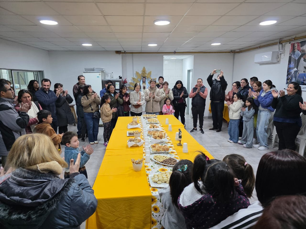 Sede Luján Porteño - Alumnos en la celebración